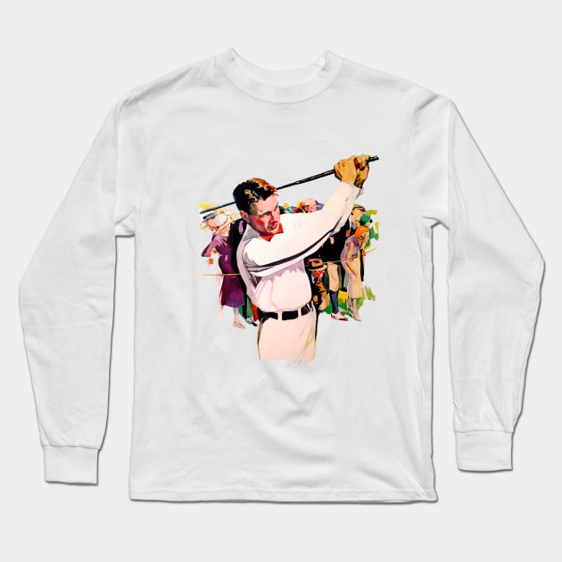 1932 Golf Illustration Long Sleeve T-Shirt by ArtShare